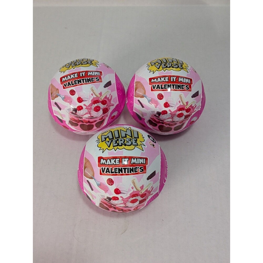 MGA's Miniverse Make It Mini Valentine's Lot Of 3 Sealed